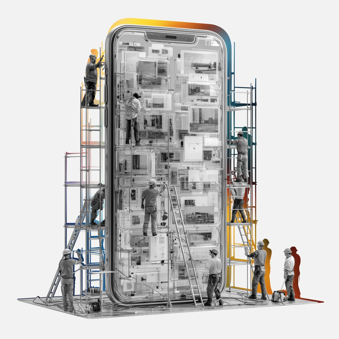 Иллюстрация к статье о программах для создания мобильных приложений.